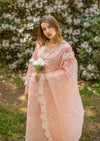 Rose Ash Chickenkari Suit MEERAKI