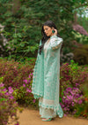 Seafoam Cutwork Embroidered Suit MEERAKI