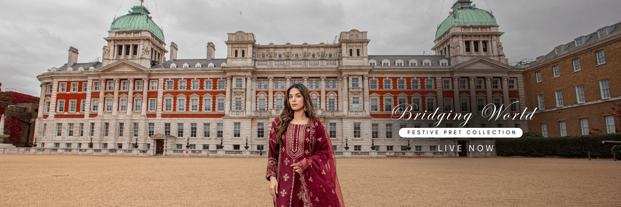 Bridging World festive pret collection mobile banner