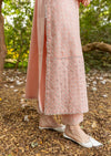 Rose Ash Chickenkari Suit MEERAKI