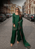 BOTTLE GREEN-3PC COTTON SILK EMBROIDERED SUIT MEERAKI
