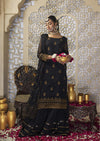 Black Nawabi Gharara MEERAKI