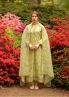 PEAR GREEN - 3PC CHIKANKARI SUIT MEERAKI