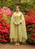 PEAR GREEN - 3PC CHIKANKARI SUIT MEERAKI
